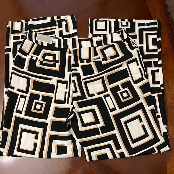 Chico's Women Abstract Pattern Wide Leg Pant, Size 12 (Chicco 2) - Picture 4 of 5